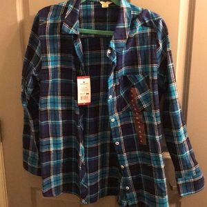 Blue flannel